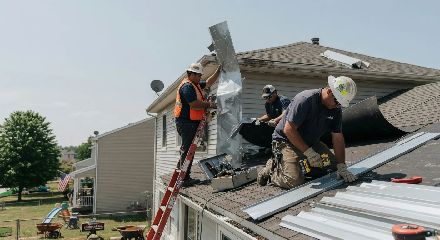 Storm Damage Metal Roof Repair in Trevorton, PA